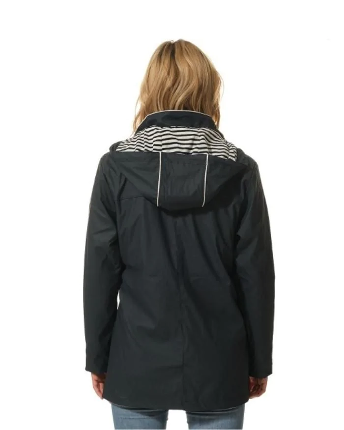 Women's Long Rain Coat/Hublot-White