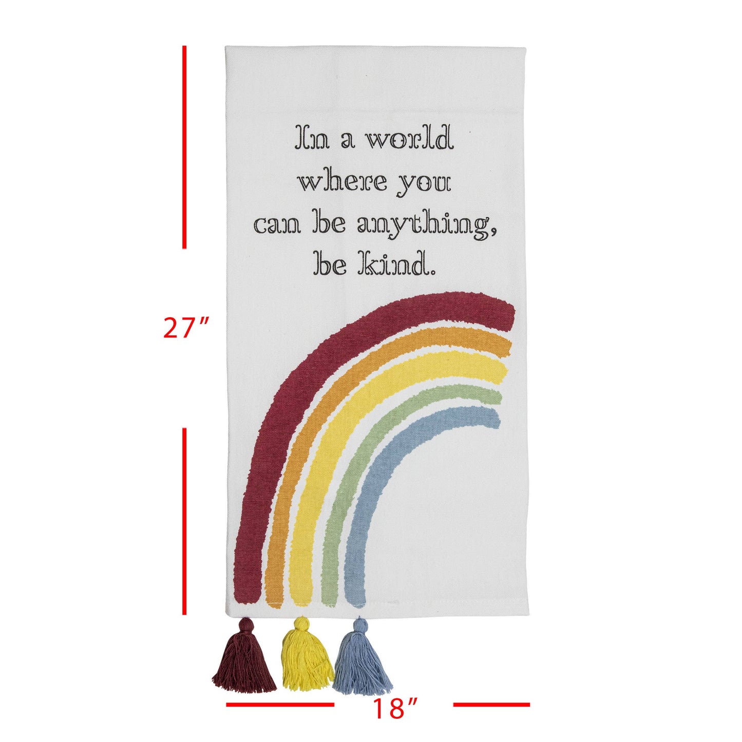 Be Kind Rainbow Tea Towel