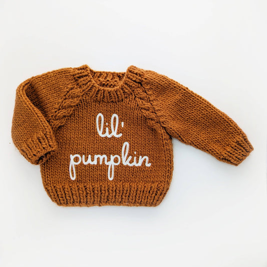 Lil' Pumpkin Sweater for Baby & Toddler due July