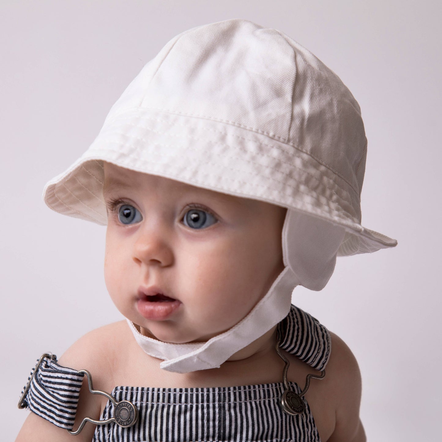 Tyrolean White Hat With Chinstrap Baby & Toddler