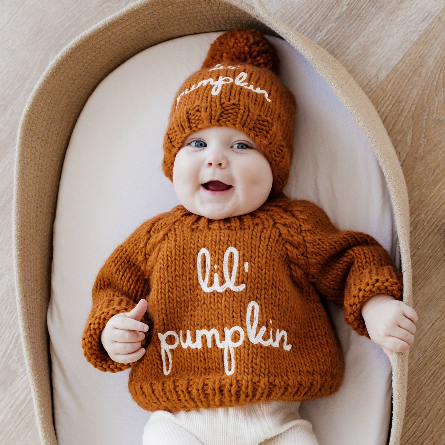 Lil' Pumpkin Sweater for Baby & Toddler due July