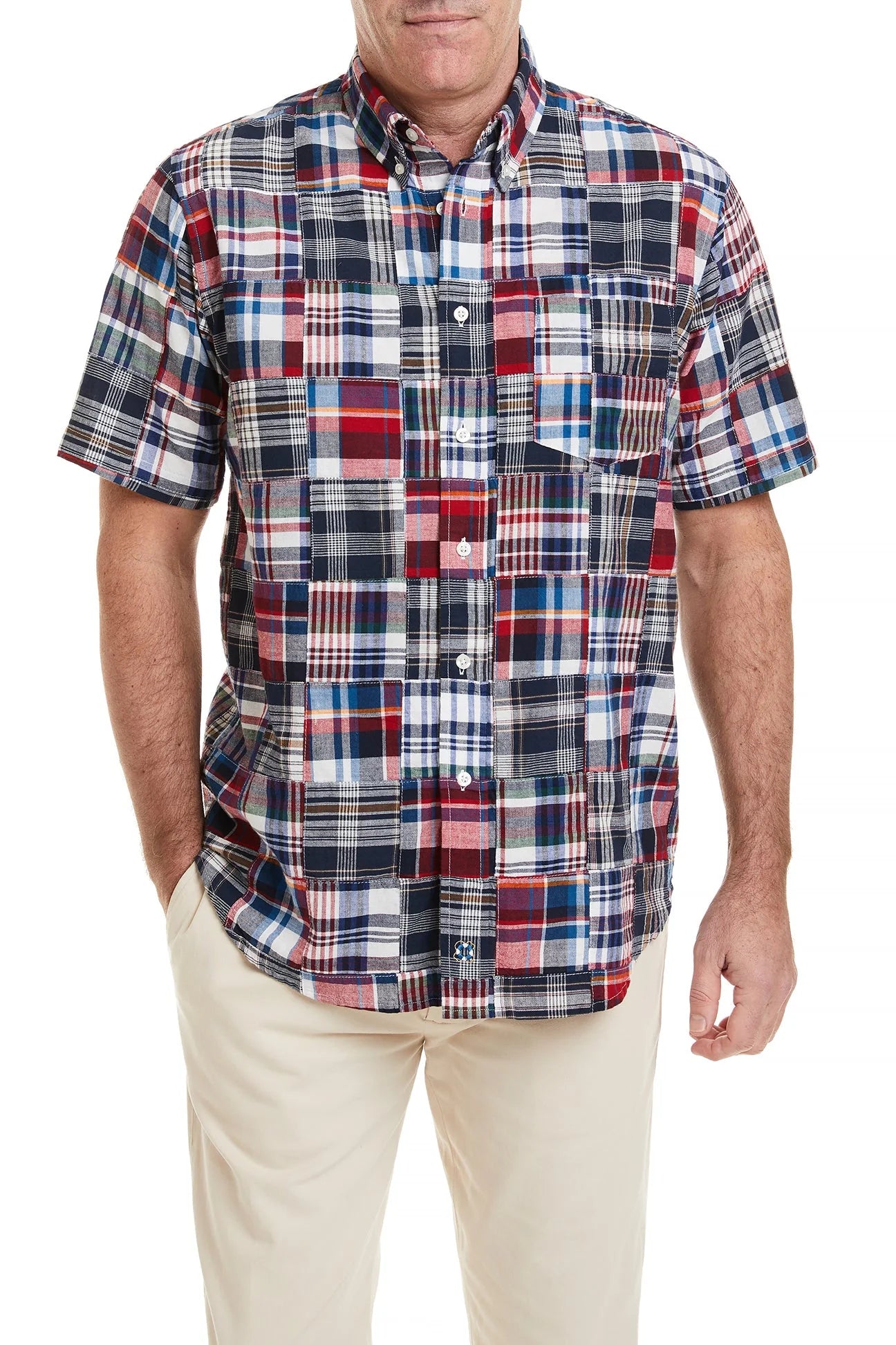 Bromley Patch Madras Short Sleeve