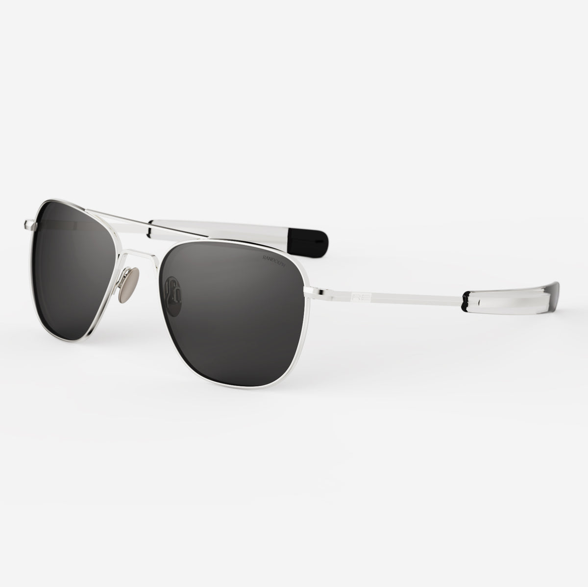 AVIATOR-23K White Gold American Gray-Non Polarized