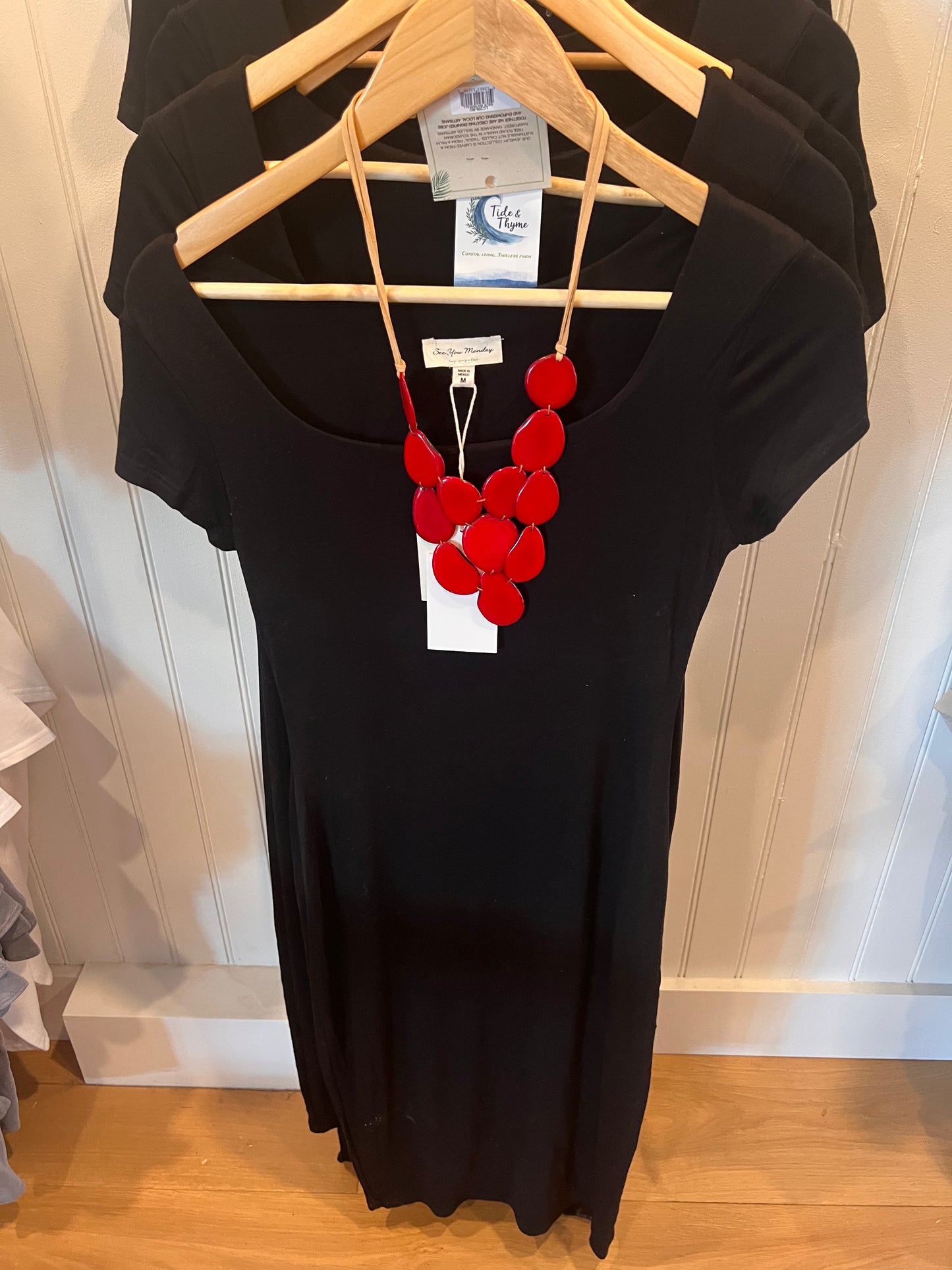 Full Length Body Dress-Black