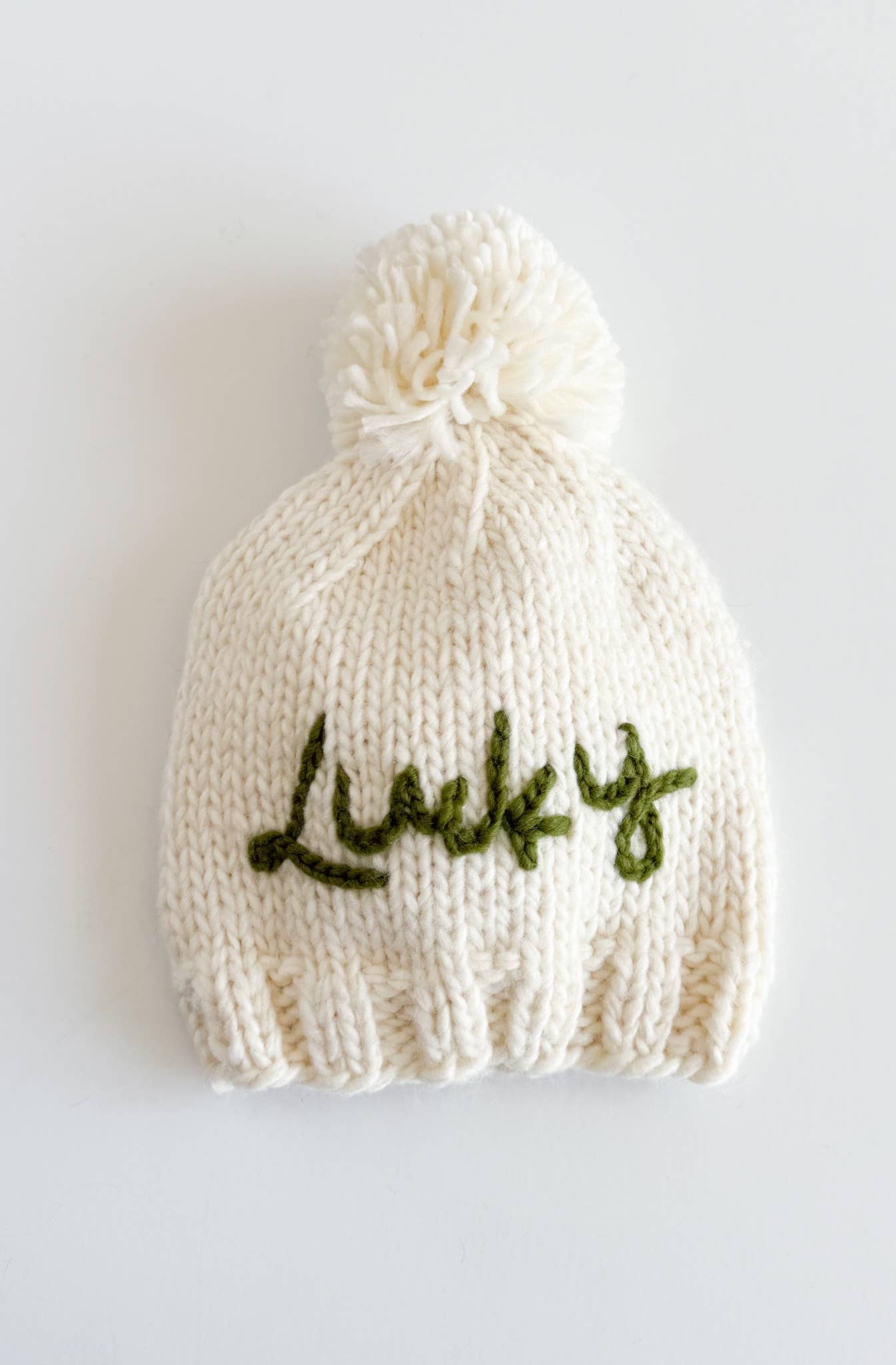 Lucky Hat Baby Kid Beanie Knit Clover Green Clothing