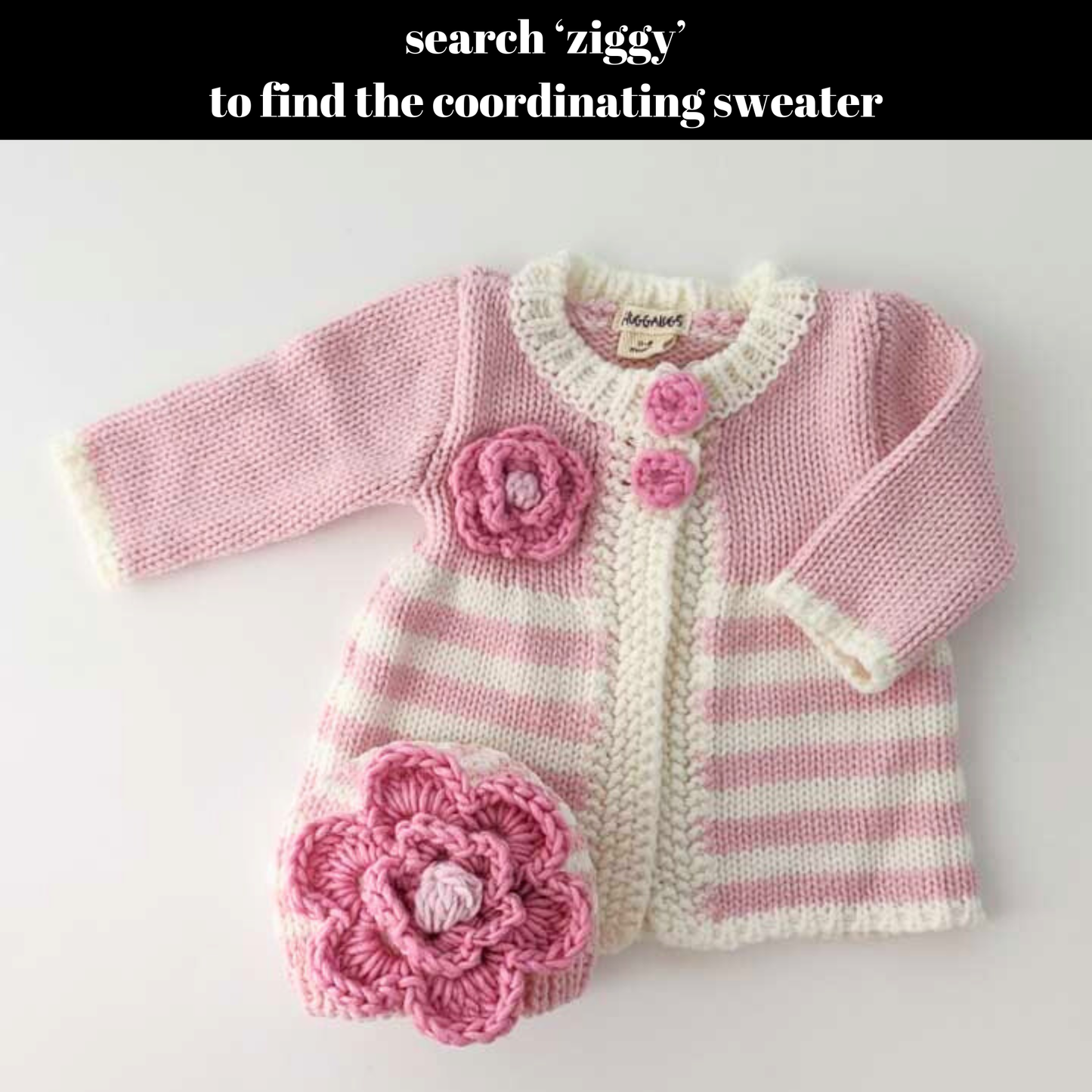 Parfait Pink Ziggy Beanie Hat Baby & Kids