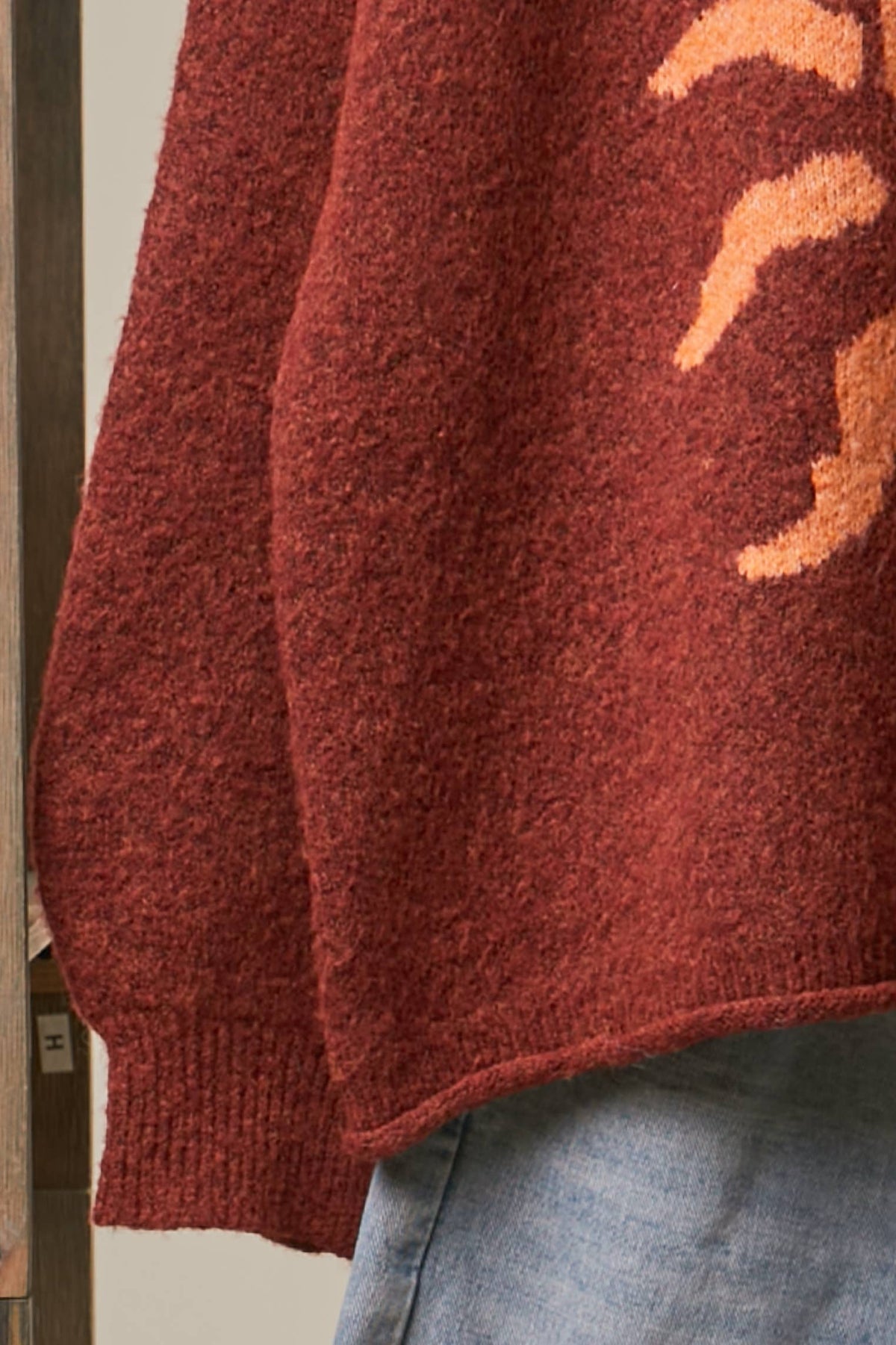 Spiral Sun Embroidered Sweater