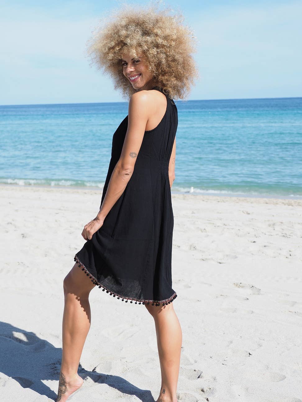 Cosmopolitan Black Line Dress