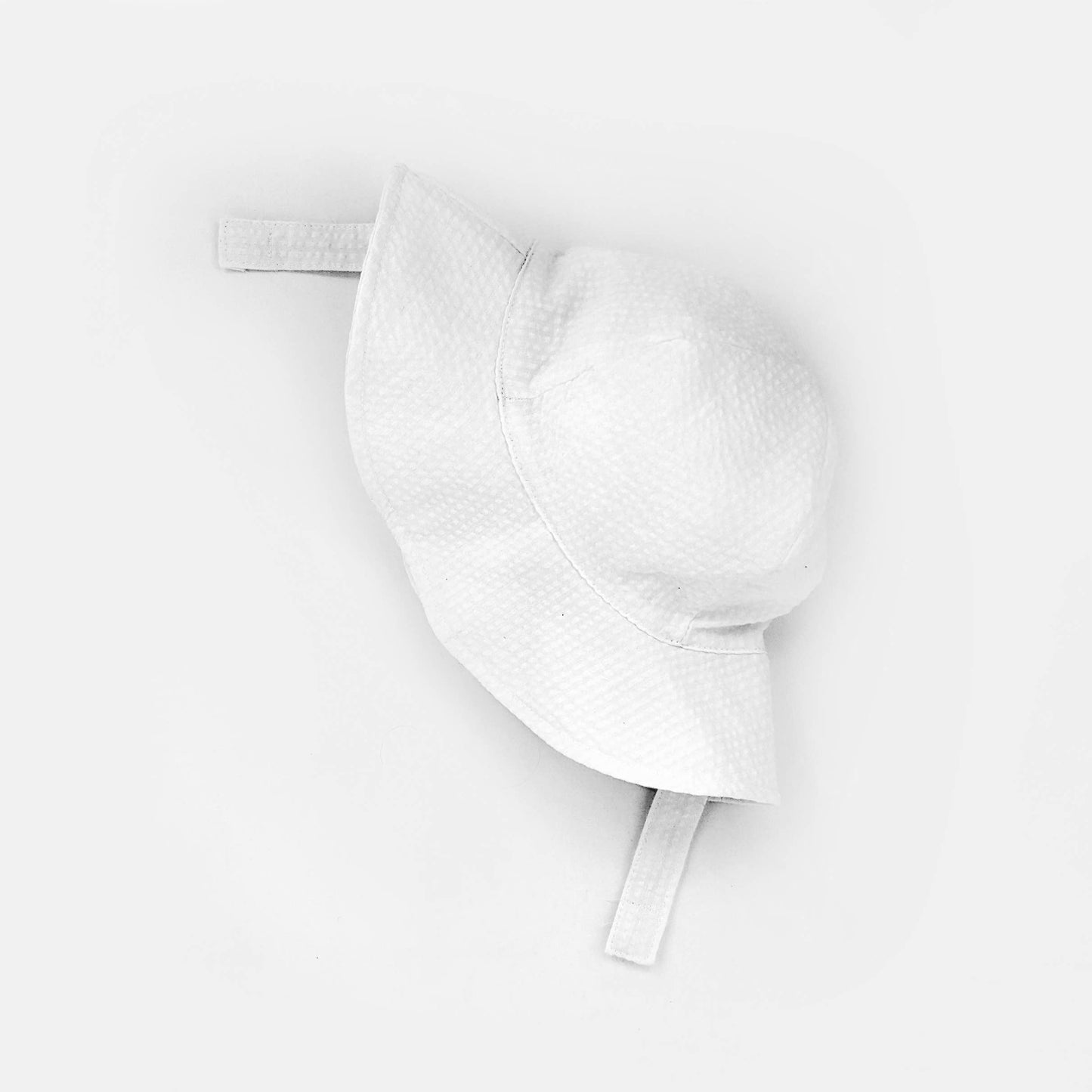 White Seersucker Sunhat Baby & Toddler