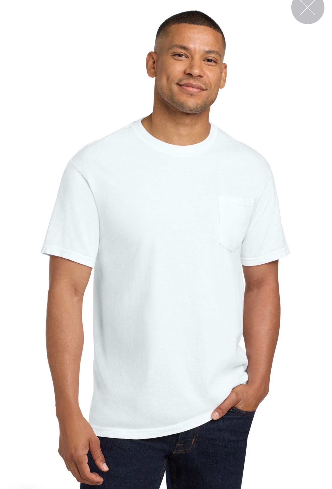 Pigment-Dyed Short Sleeve Shirt w/Pocket
