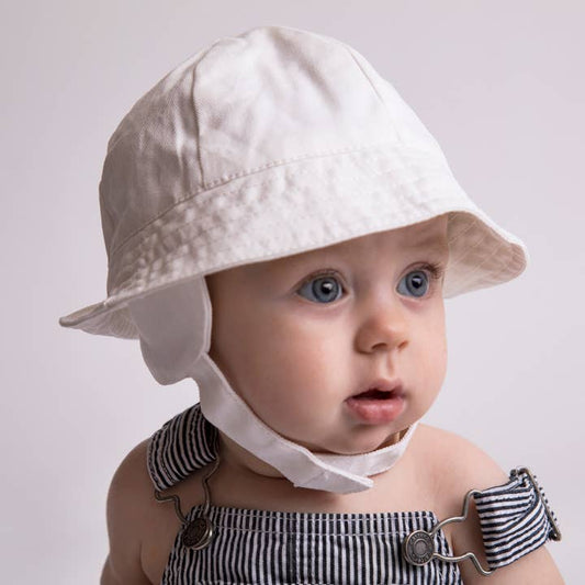 Tyrolean White Hat With Chinstrap Baby & Toddler