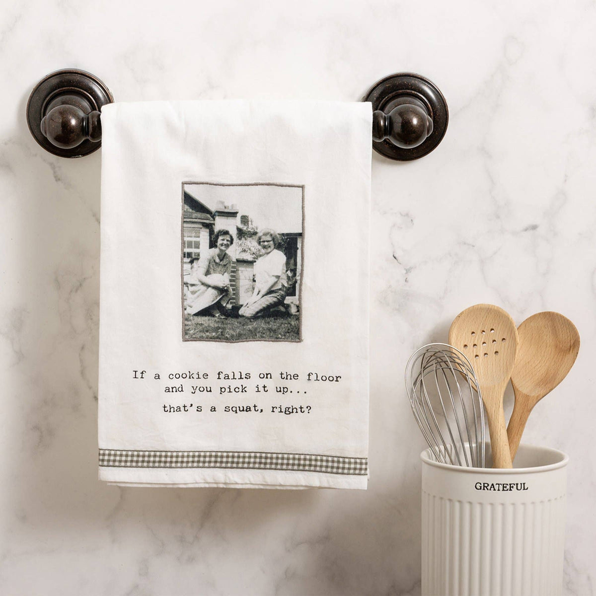 If A Cookie Falls On The Floor Kitchen Towel