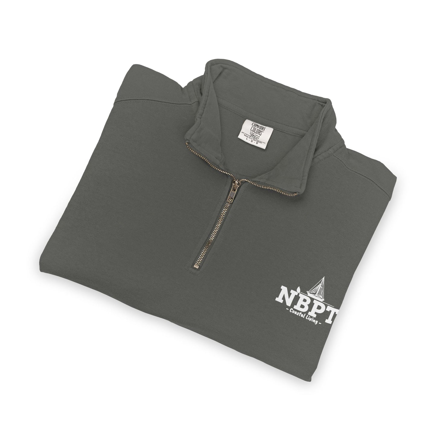 NBPT Logo Quarter-Zip Sweatshirt — Casual Logo Pullover for Everyday Wear