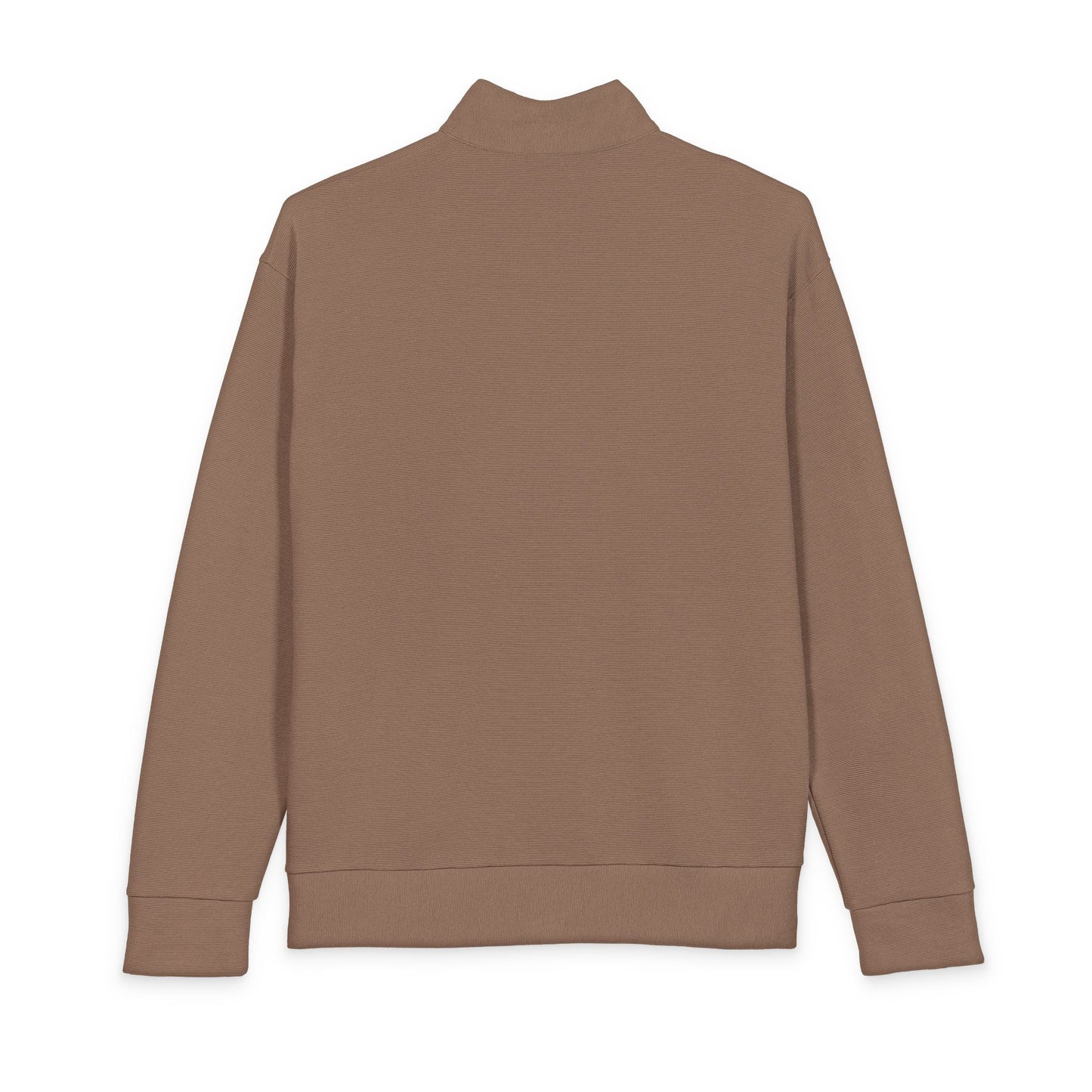 NBPT Men's Quarter-Zip Pullover — Minimal Linear Texture with NBPT Chest Logo