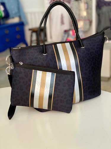 The Lizzy Mini Neoprene Tote and Wristlet | shoptaylorgray
