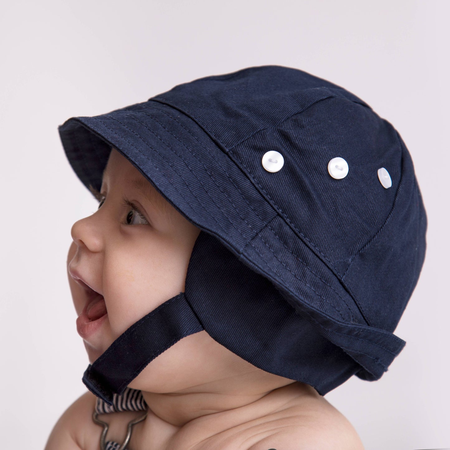 Tyrolean Navy Hat With Chinstrap Baby & Toddler