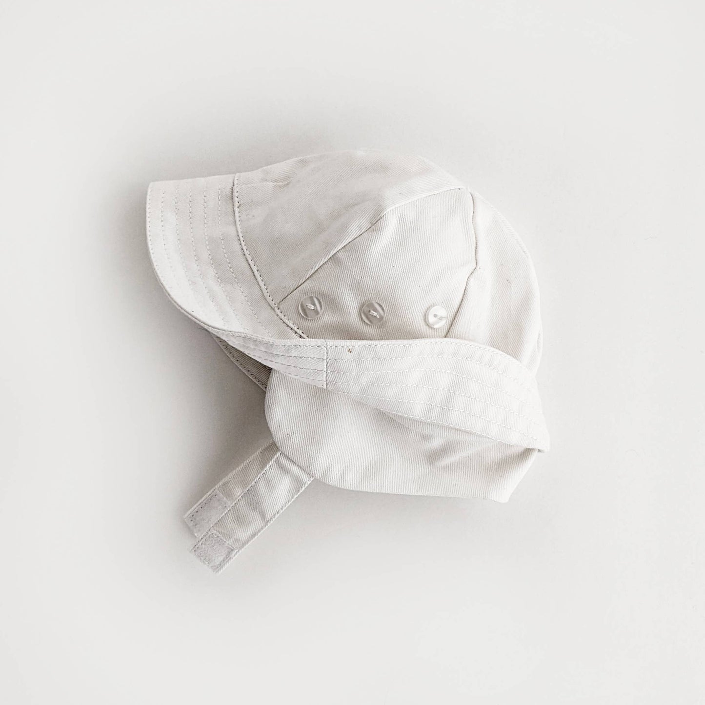 Tyrolean White Hat With Chinstrap Baby & Toddler