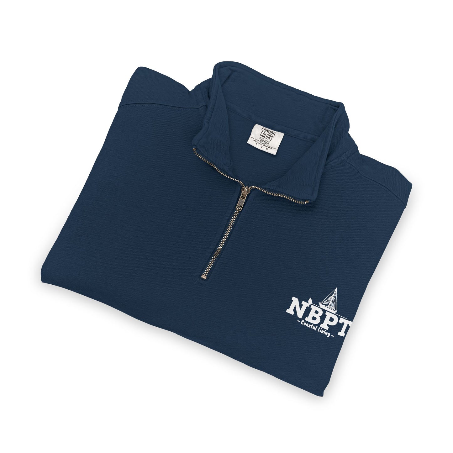 NBPT Logo Quarter-Zip Sweatshirt — Casual Logo Pullover for Everyday Wear
