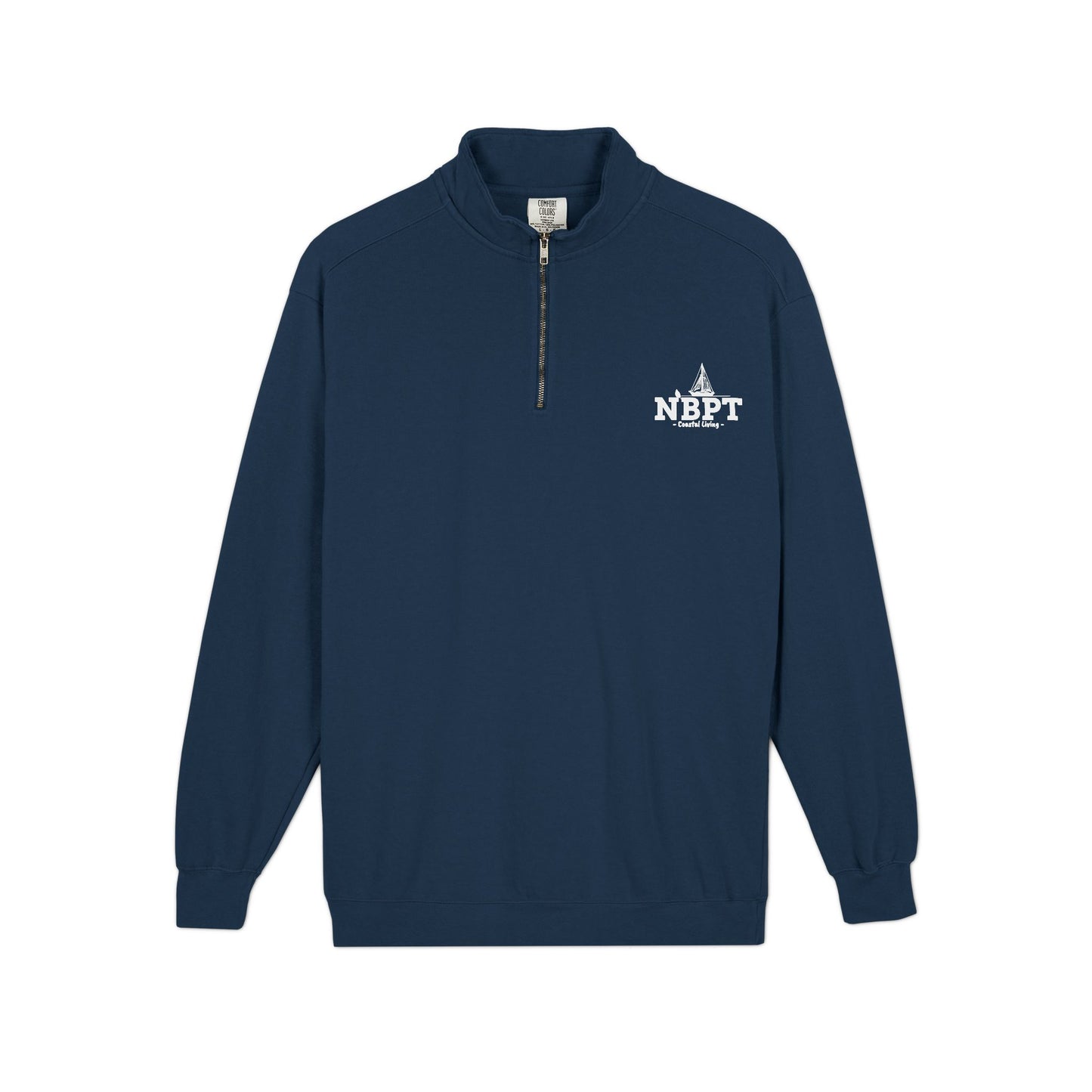 NBPT Logo Quarter-Zip Sweatshirt — Casual Logo Pullover for Everyday Wear