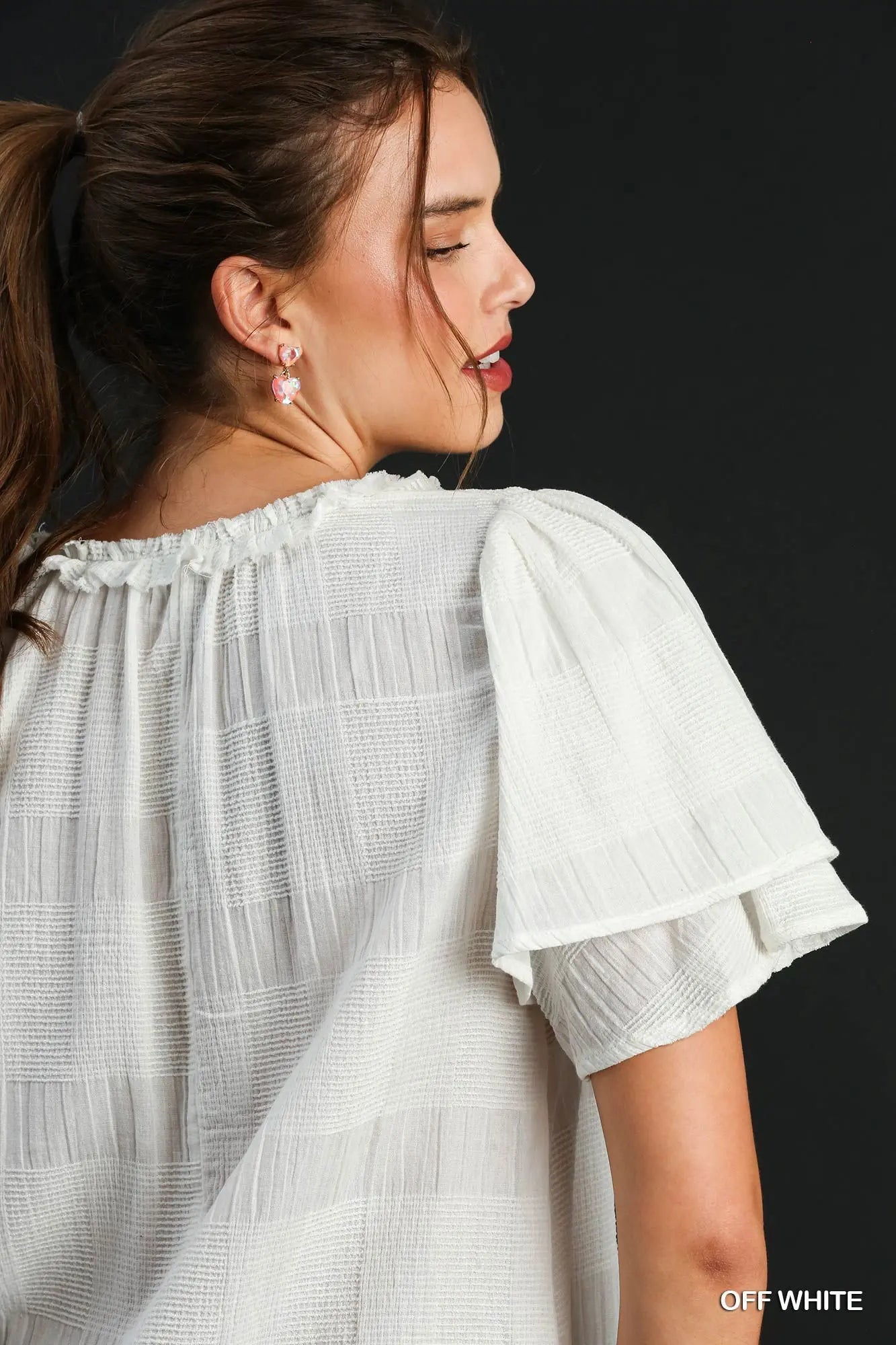 Short Ruffle Babydoll Top