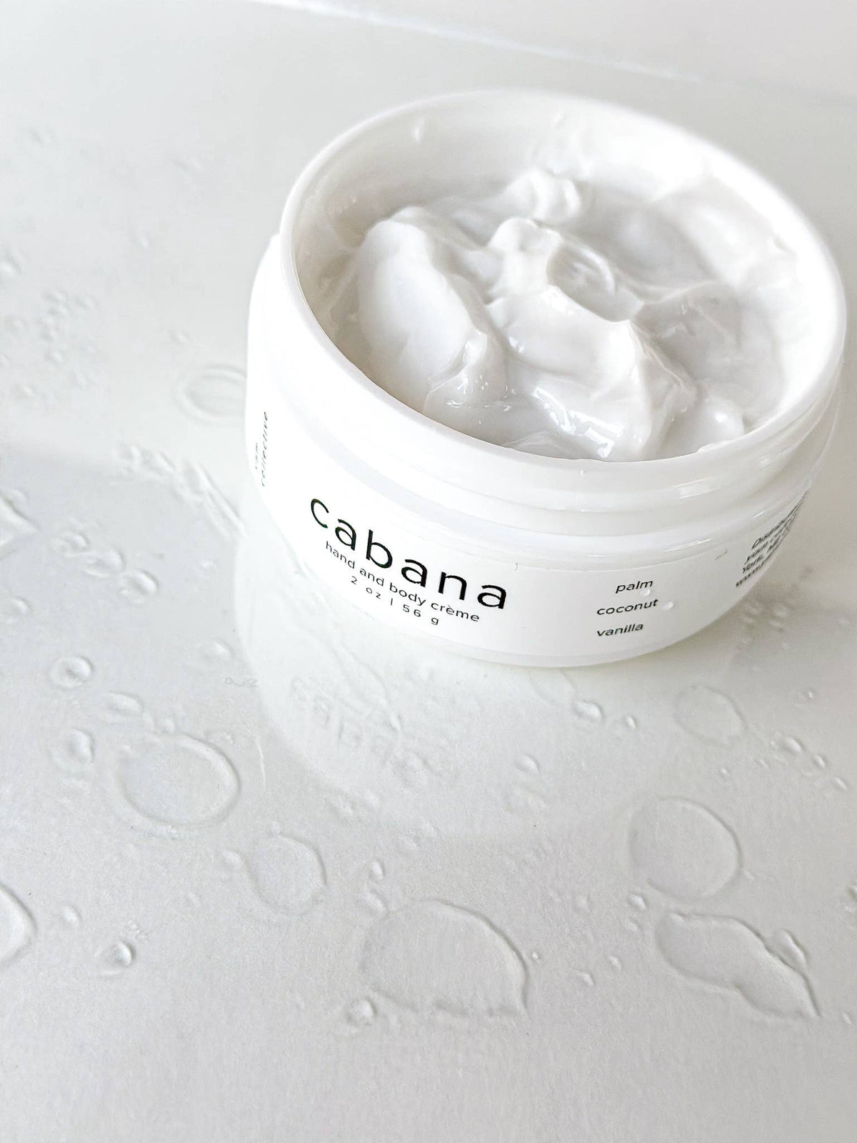 Hand + body creme: cabana /vanilla, palm, coconut