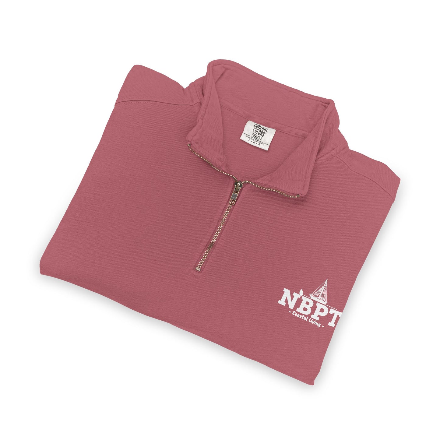 NBPT Logo Quarter-Zip Sweatshirt — Casual Logo Pullover for Everyday Wear