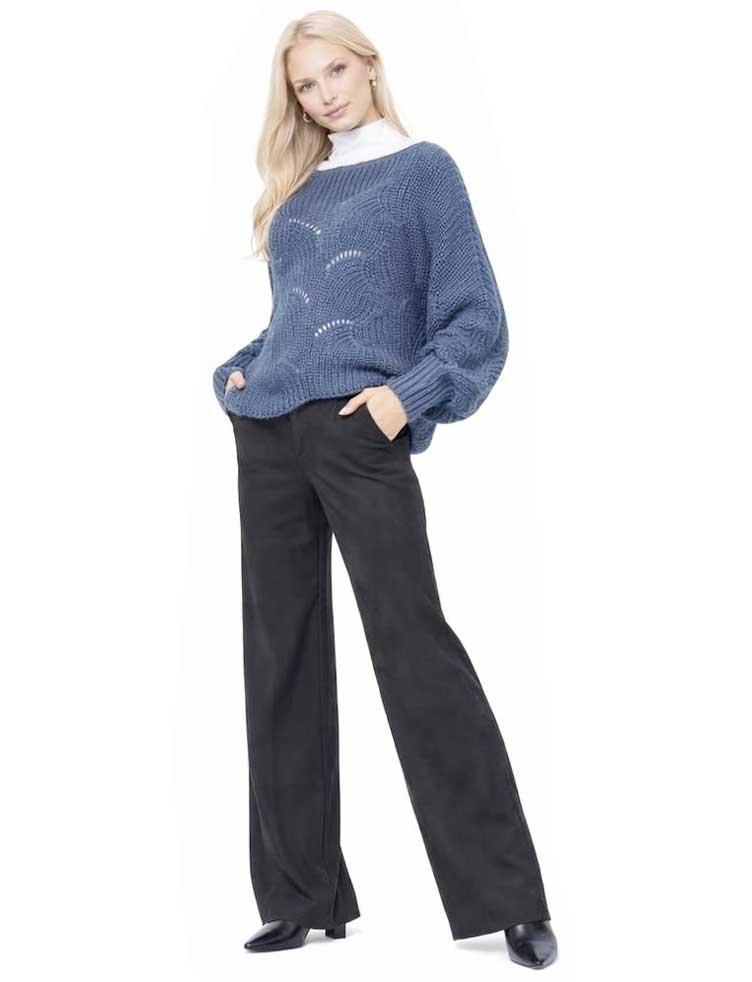 Sweater Poncho with Sleeves