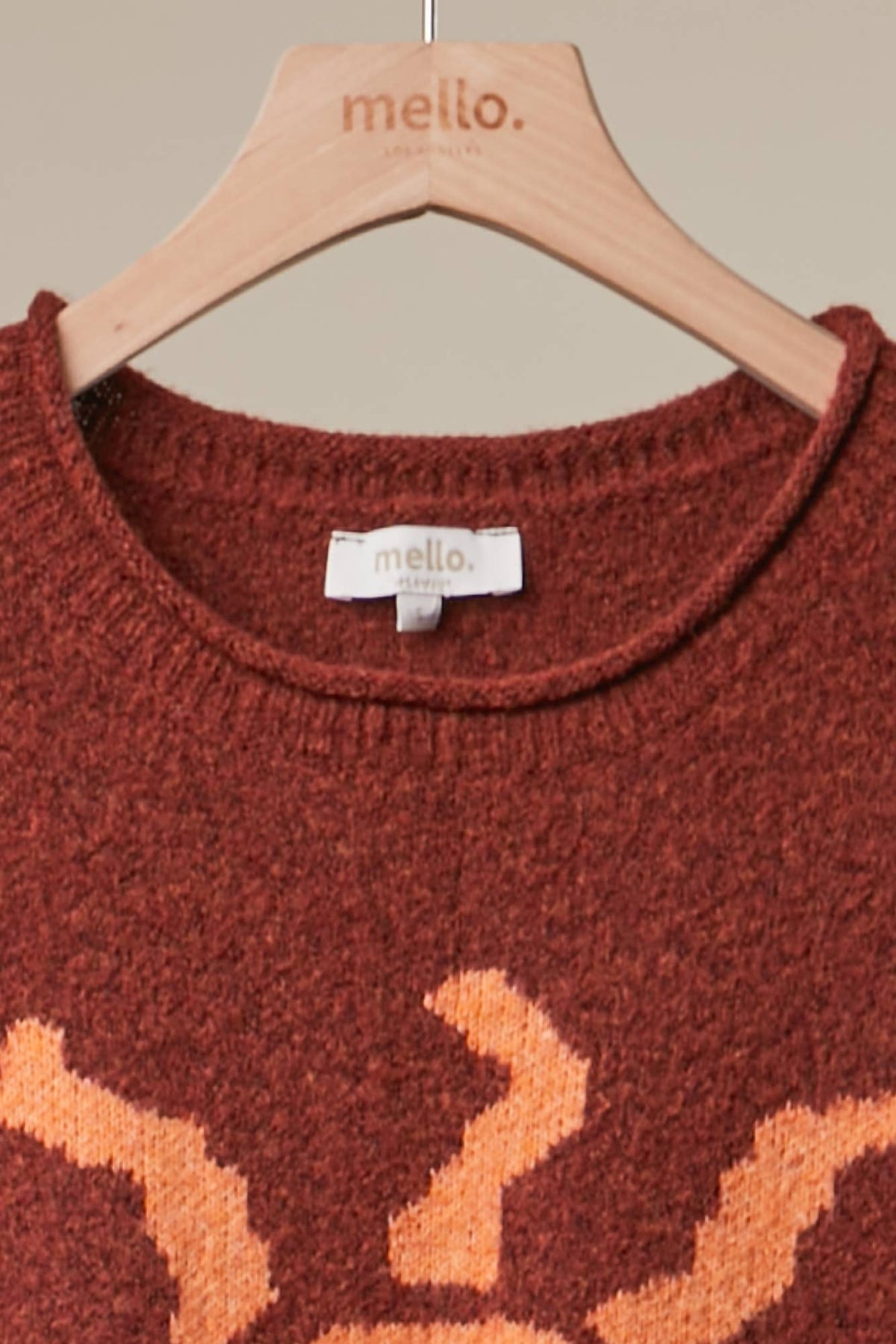 Spiral Sun Embroidered Sweater