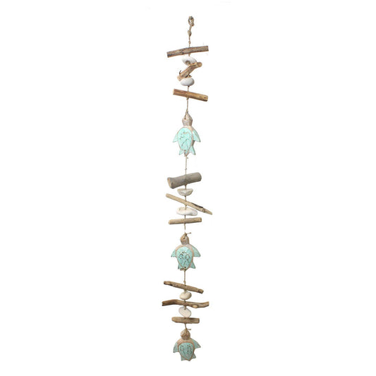 Turtle & Driftwood Decorative Drop