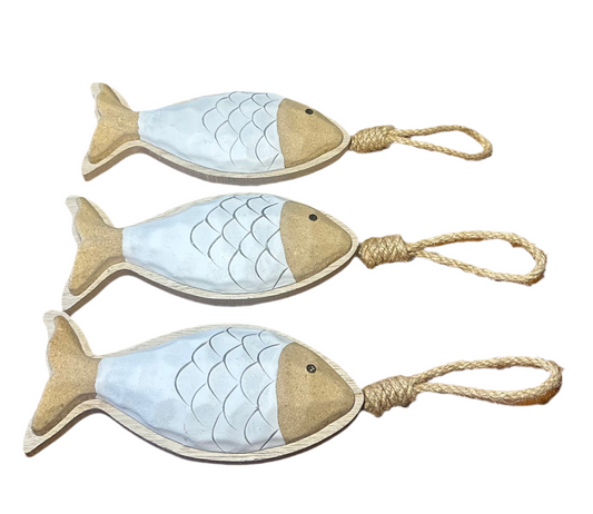wooden fish decorations