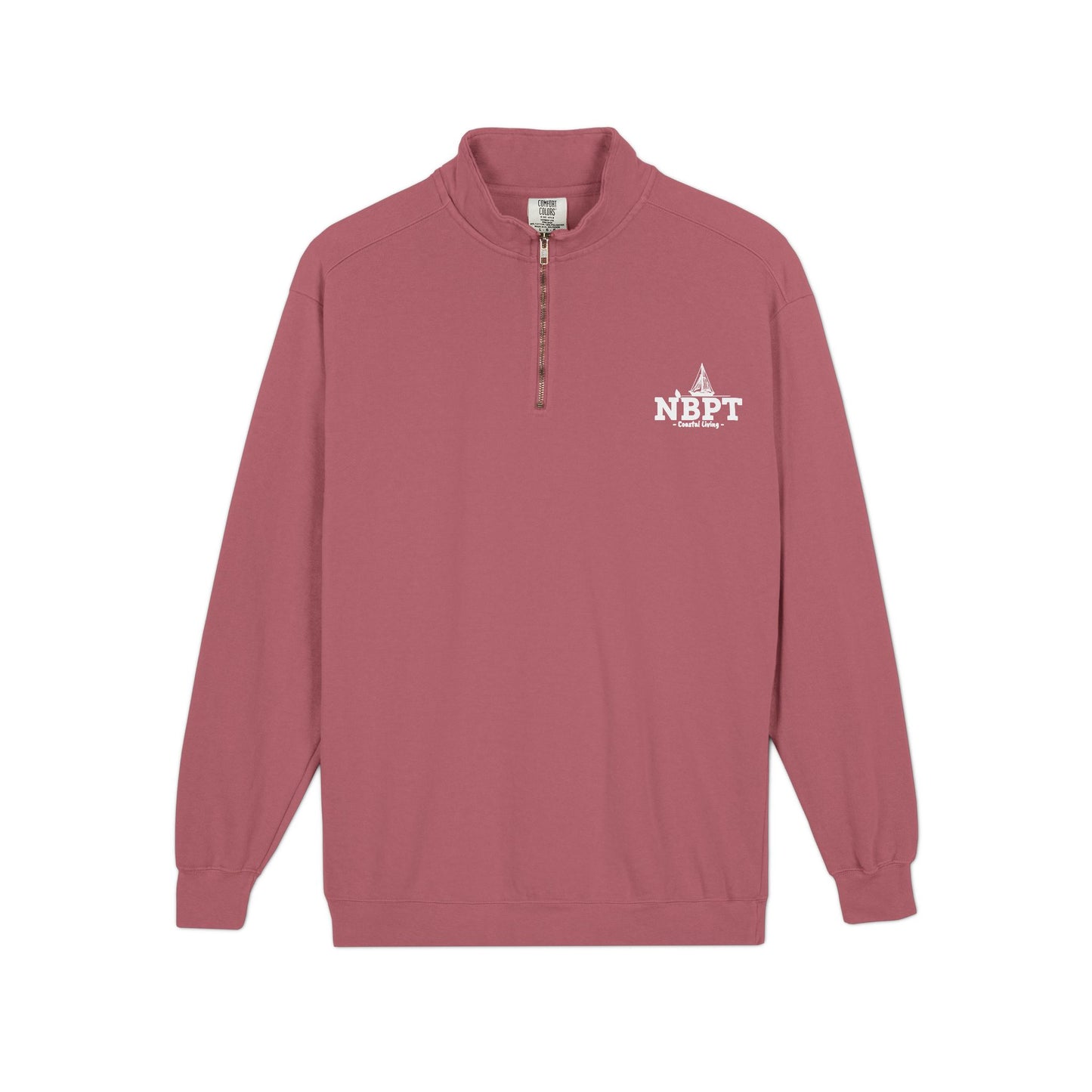 NBPT Logo Quarter-Zip Sweatshirt — Casual Logo Pullover for Everyday Wear