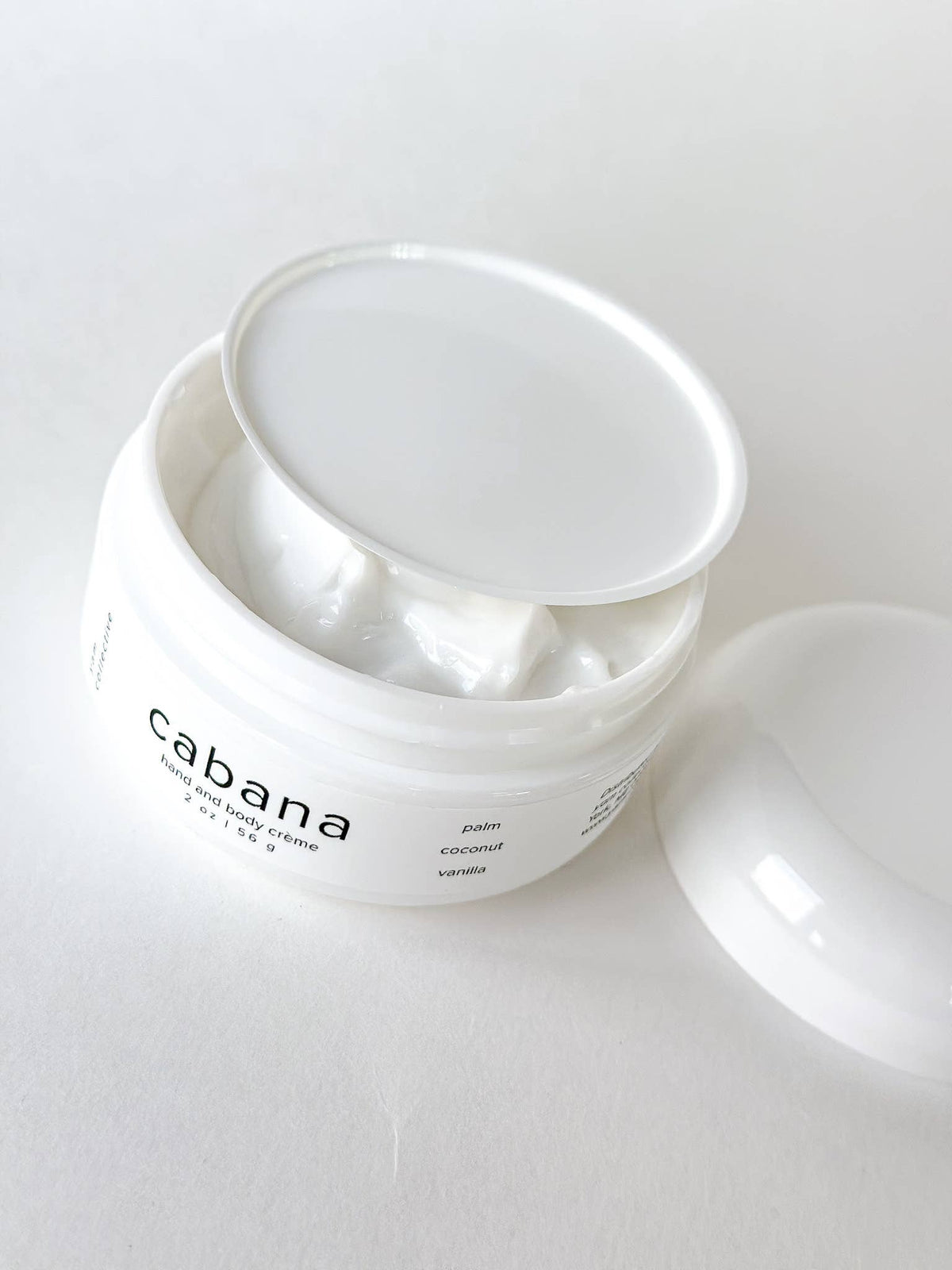 Hand + body creme: cabana /vanilla, palm, coconut