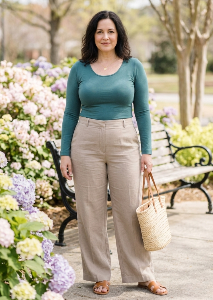 Reversible Long Sleeve: White / Curvy