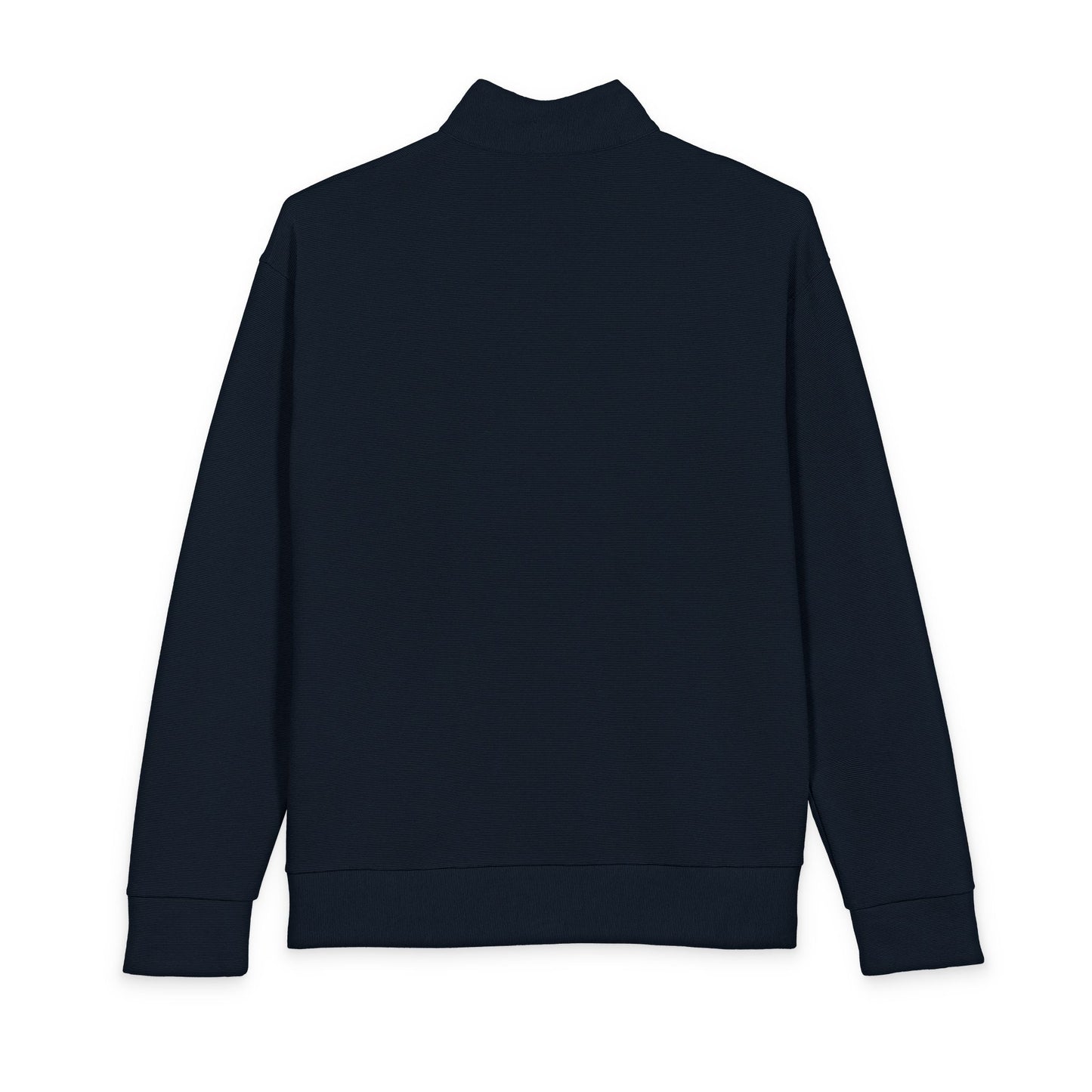 NBPT Men's Quarter-Zip Pullover — Minimal Linear Texture with NBPT Chest Logo