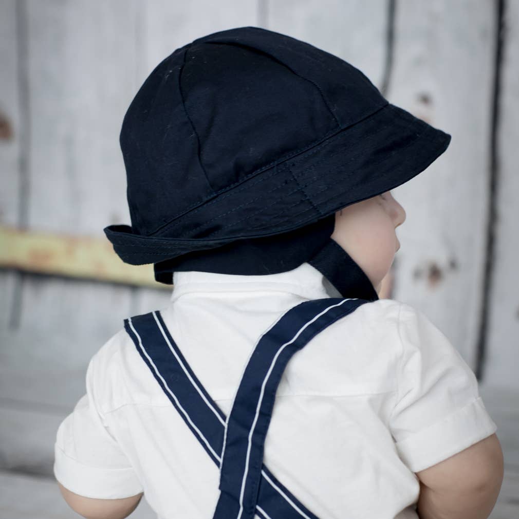 Tyrolean Navy Hat With Chinstrap Baby & Toddler