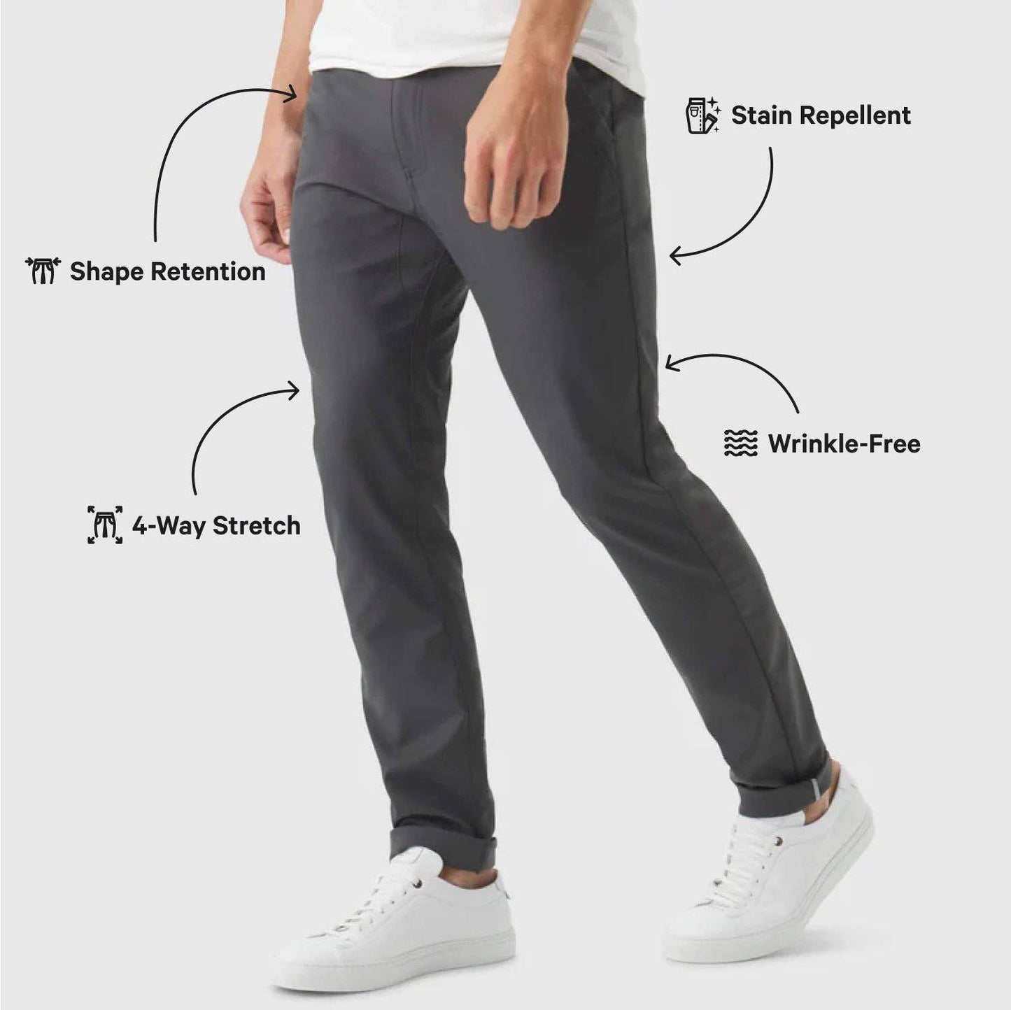 Jetsetter Pants - Charcoal