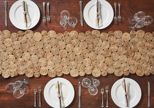 Jute Circle Table Runner