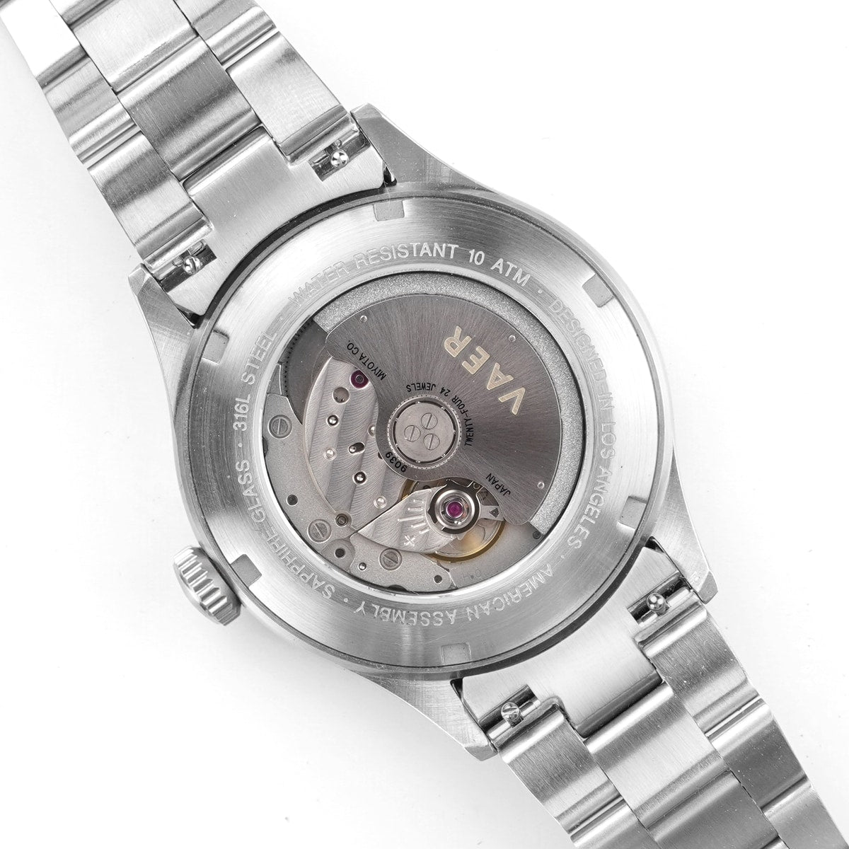 A5 Field White Auto - 40mm USA/Premium Steel Bracelet