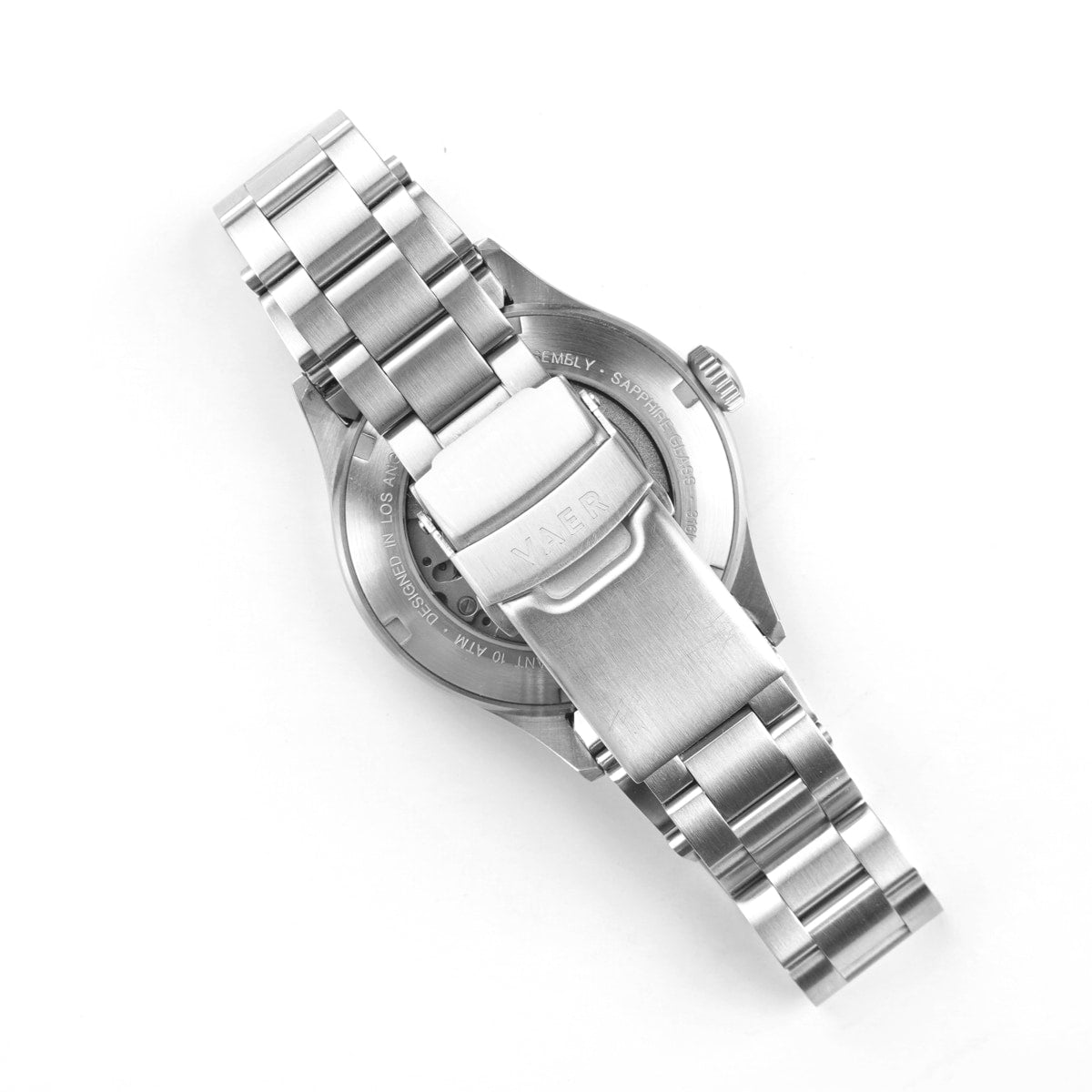 A5 Field White Auto - 40mm USA/Premium Steel Bracelet