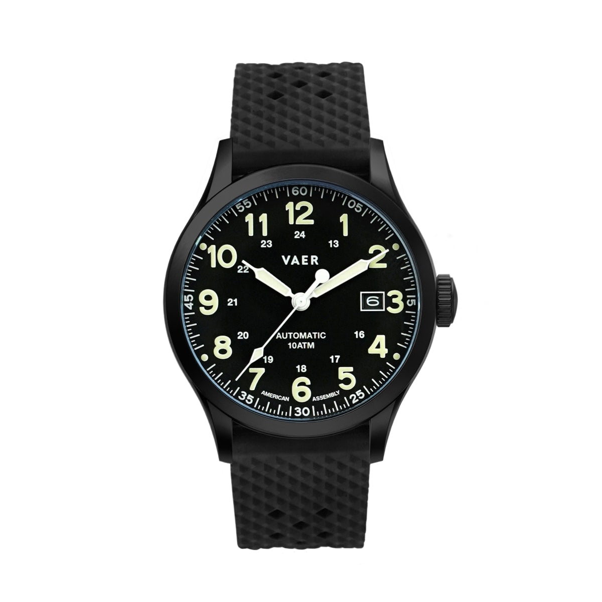 A5 Tactical Field Auto - 40mm USA(Black Steel Bracelet)
