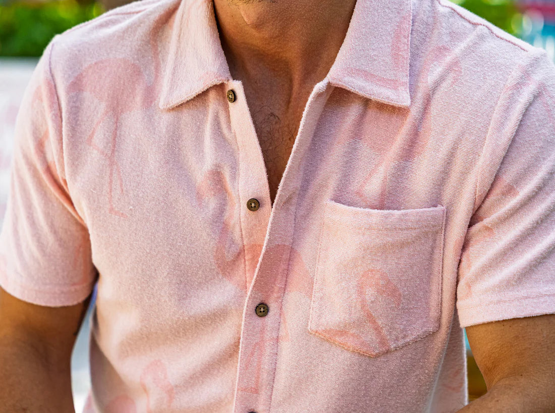 Terrycloth Button Down