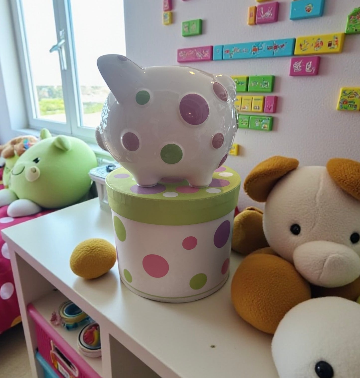 Hand Painted Ceramic Piggy Bank