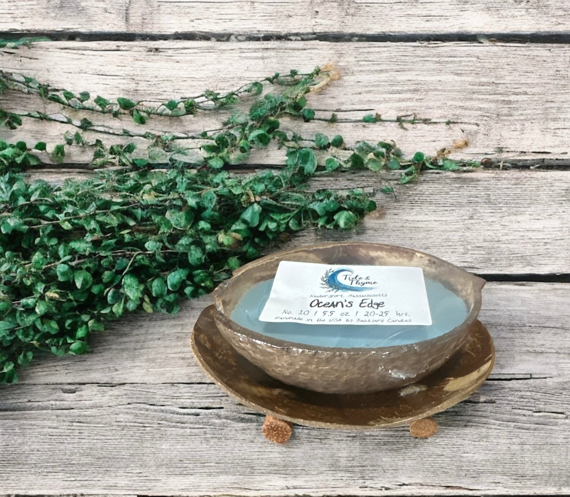 Coconut Candle Tray