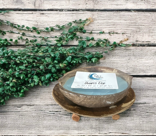 Coconut Candle Tray