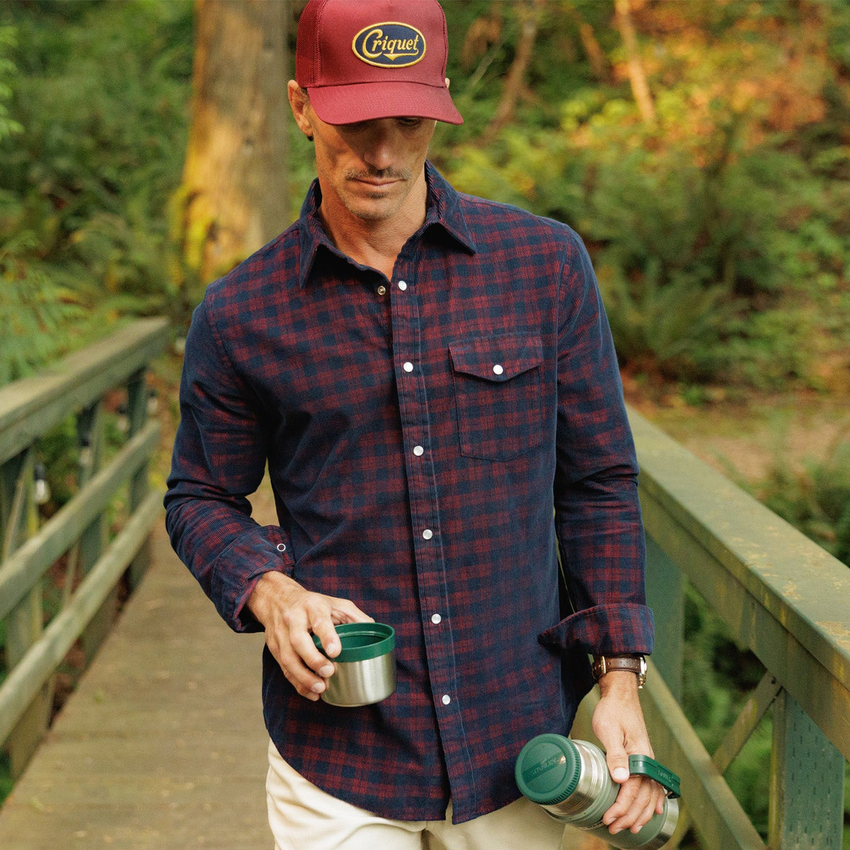 Corduroy Pearl Snap