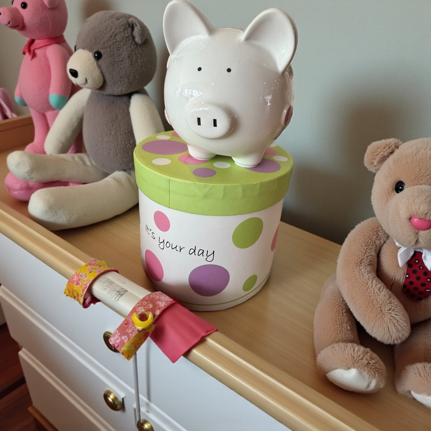 Hand Painted Ceramic Piggy Bank