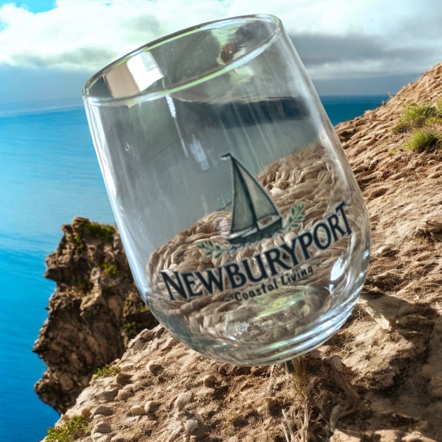 Newburyport Stemless Wine Glass – 17 oz