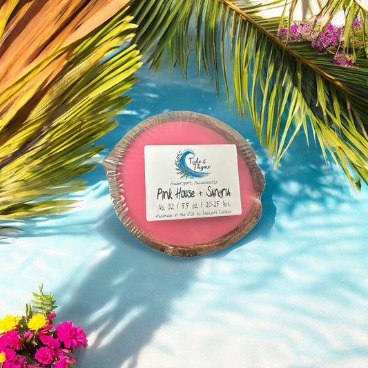 Coconut Candle No. 32 | Pink House + Sangria