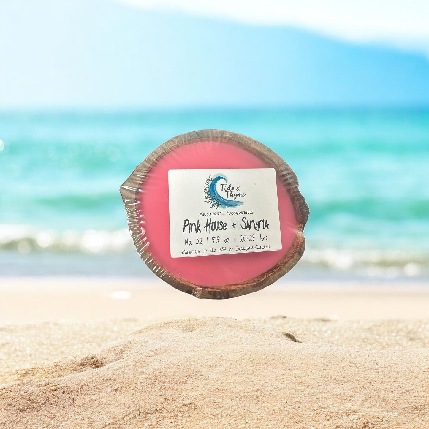 Coconut Candle No. 32 | Pink House + Sangria