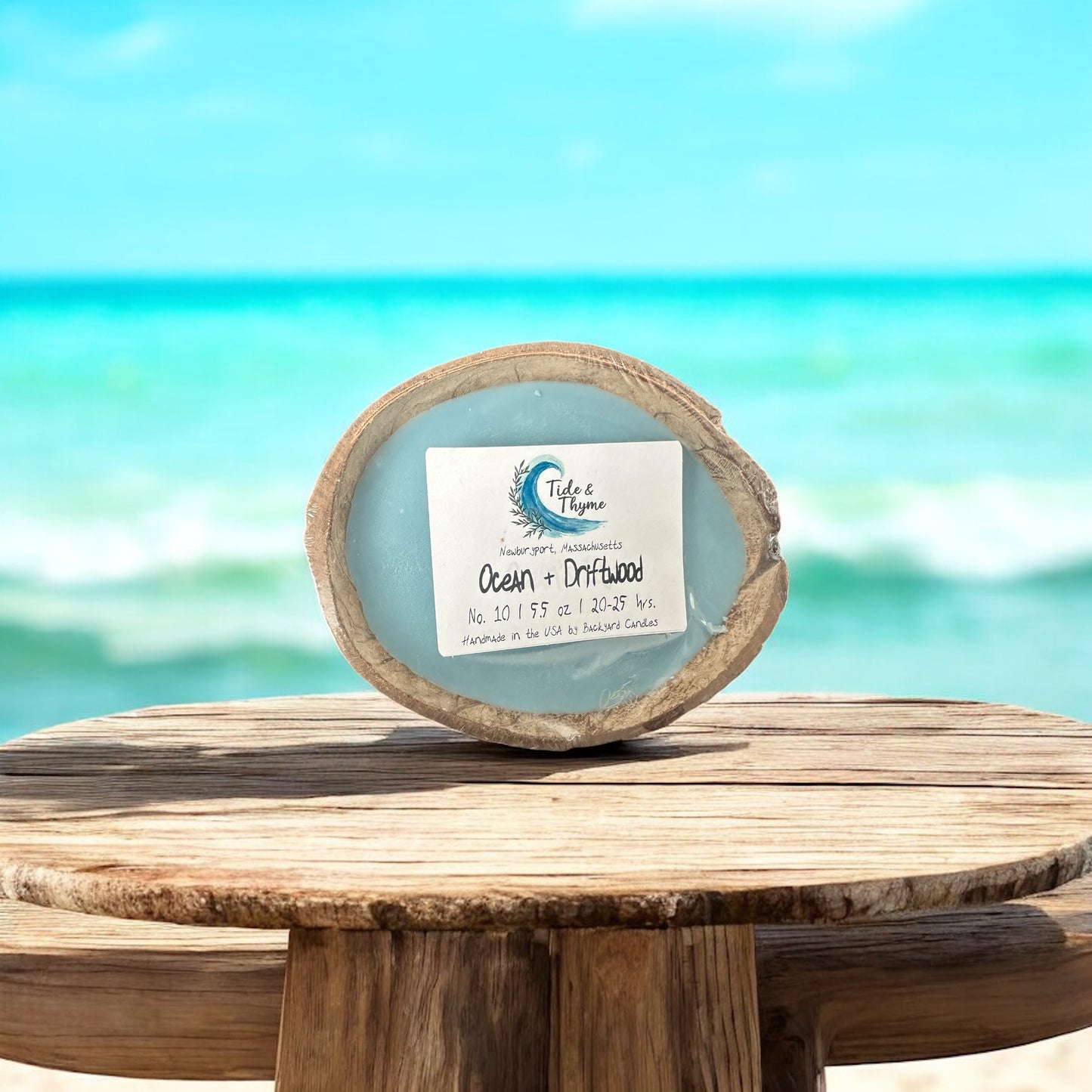 Coconut Candle No. 10 | Ocean + Driftwood